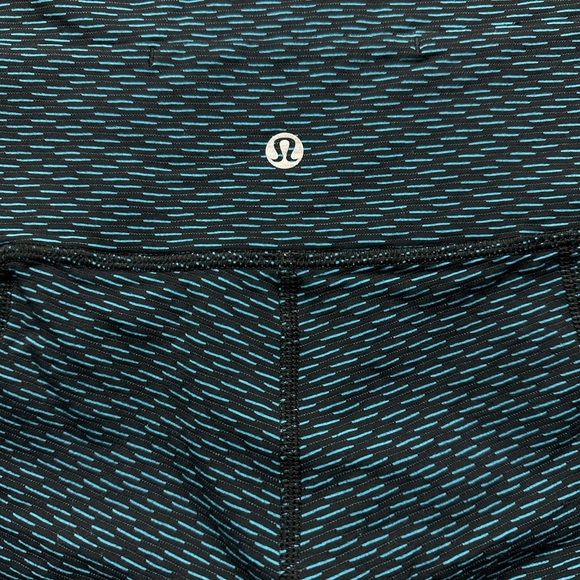 lululemon athletica Teal and Black Athletic Shorts - Picture 5 of 5